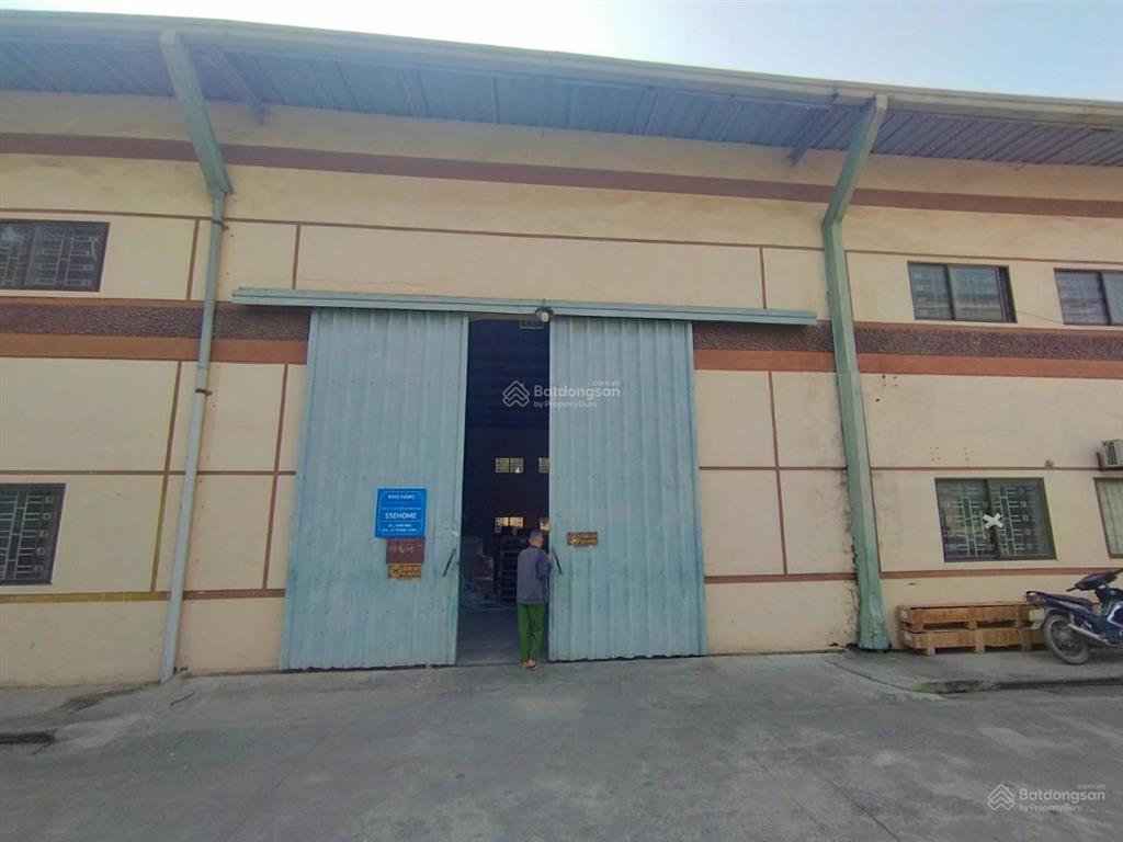 Cho thuê kho tại kcn lại yên, an khánh, hoài đức. dt 900m2, cao 10m, xe công đỗ cửa. giá 87k/m2