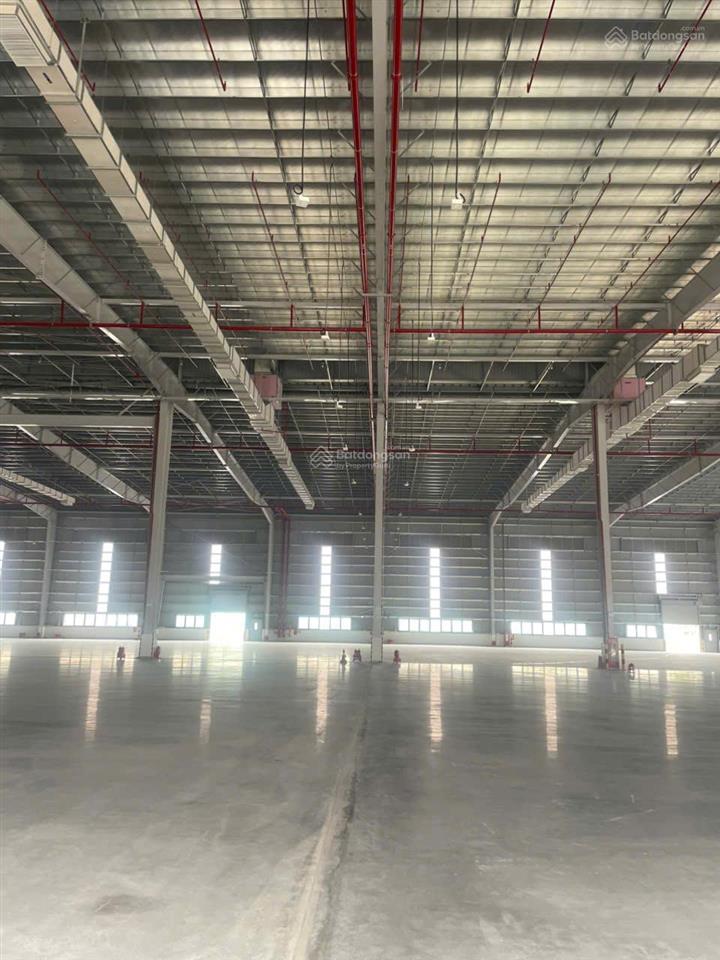 Cho thuê kho kcn đồng văn 2, duy tiên, hà nam. 3000m2, cao 12m, pccc tự động mới 100%. 110nghìn/m2
