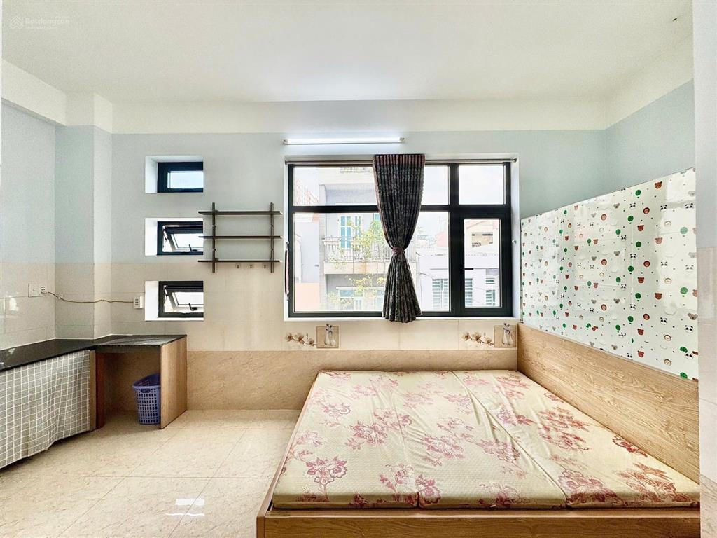 Studio 30m2 có thang máy, bảo vệ 24/7 gần chợ bà chiểu, cầu bông ngay khu tân định  đa kao quận 1