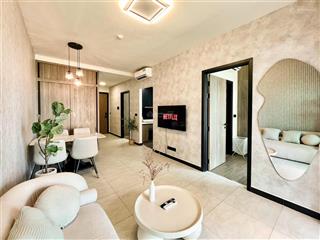 Cho thuê cc de la sol, 25 triệu vnd, 75m2, 2pn, 2wc tầng cao, view thoáng mát mẻ, nội thất đẹp