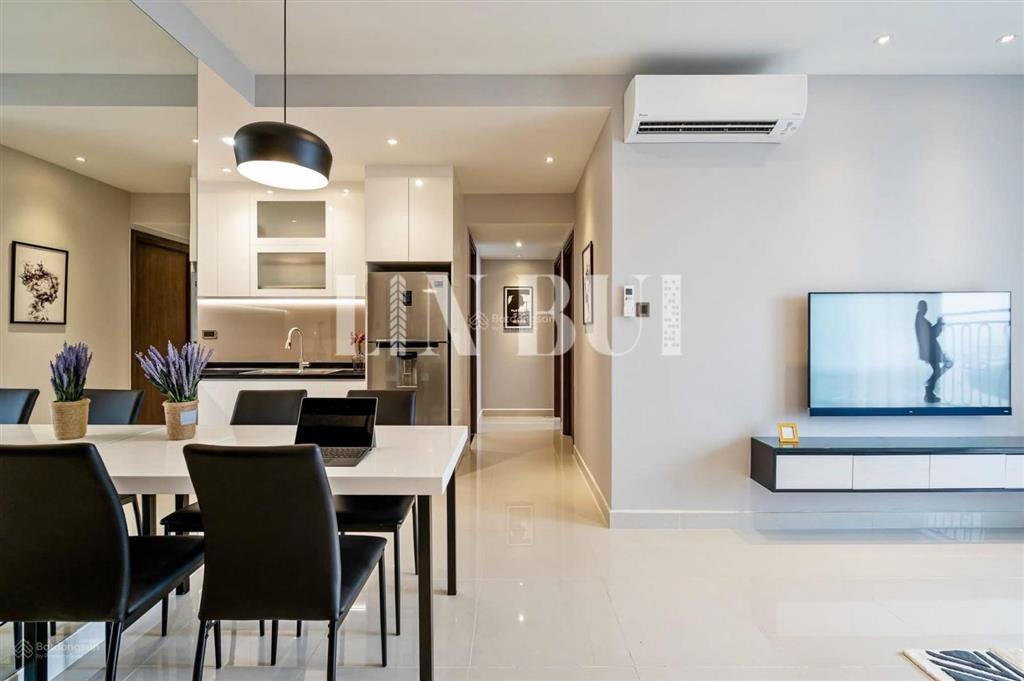 Cho thuê cc tại saigon royal, giá tốt 27 triệu, 88m2, 2pn, 2wc, full nội thất, view sông pháo hoa
