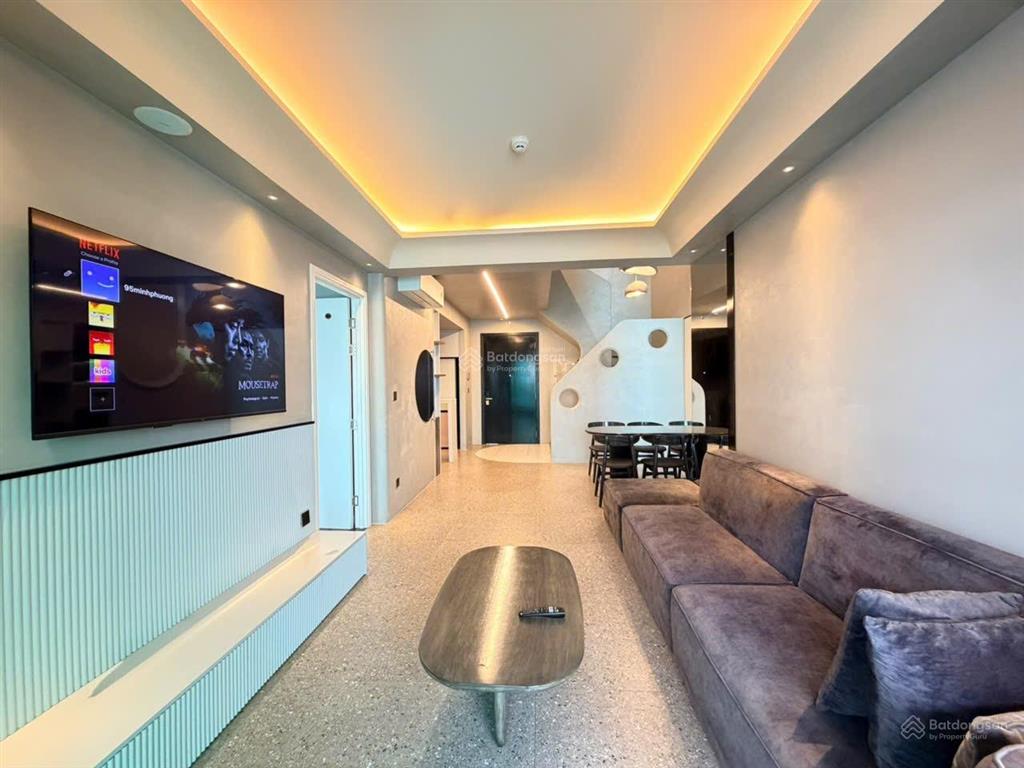 Cho thuê 3pn+1 phòng làm việc, 2wc 133m2 feliz en vista, quận 2  nhà mới tầng cao view landmark81
