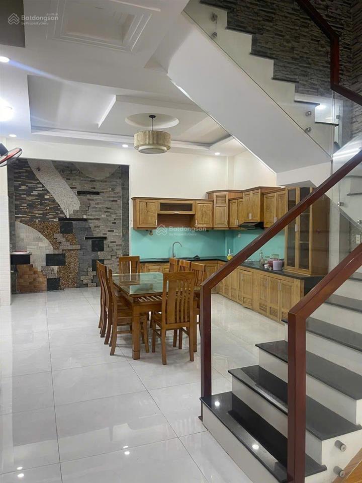 Bán nhà 4 tầng khu đồng bộ hẻm xe hơi 5m lê văn thọ dt 4mx16m nở hậu 5,67m giá chỉ 9,2 tỷ tl