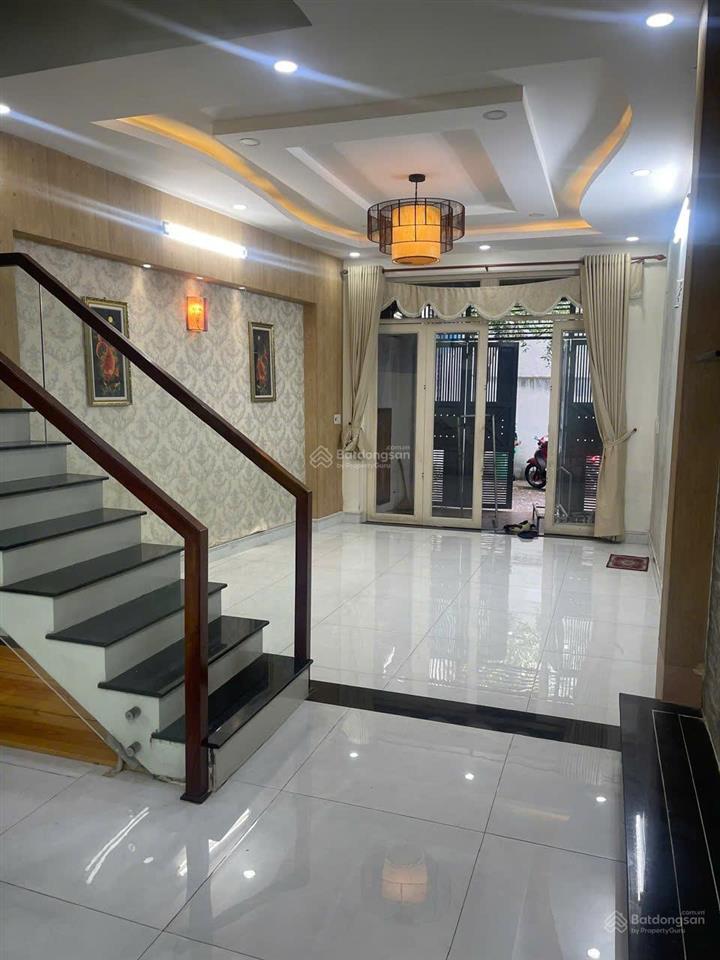 Bán nhà 4 tầng khu đồng bộ hẻm xe hơi 5m lê văn thọ dt 4mx16m nở hậu 5,67m giá chỉ 9,2 tỷ tl