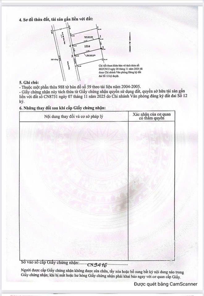 Đất ngang 5m thạnh xuân 52, q.12, vị trí đẹp giá đầu tư!