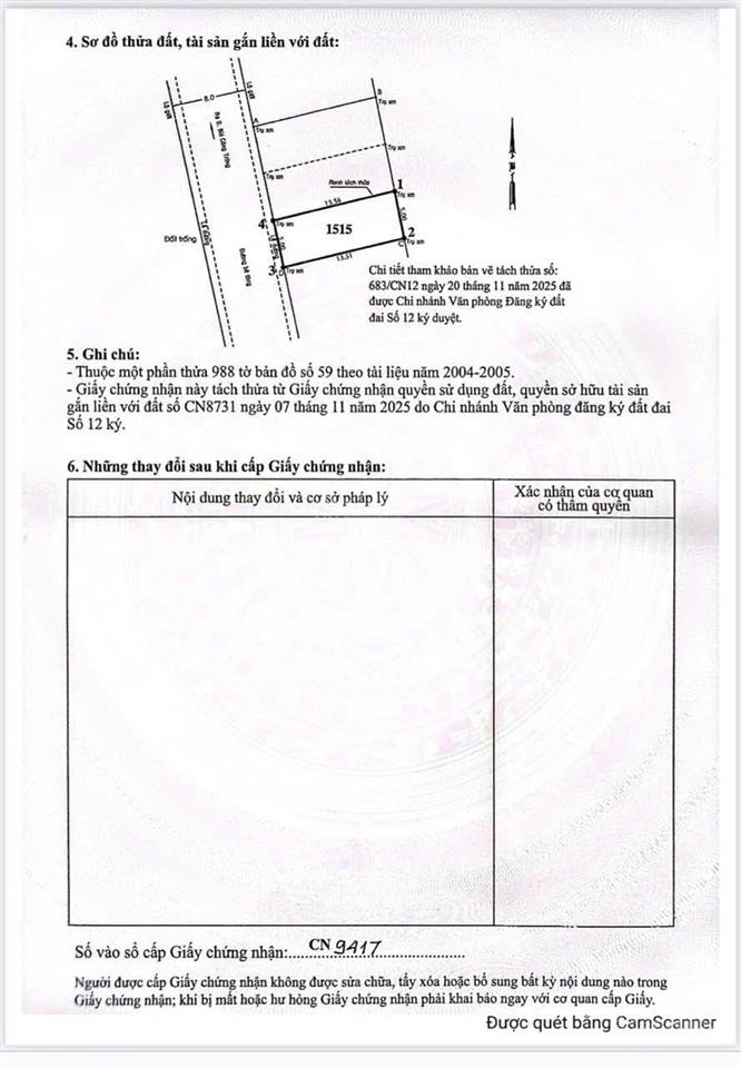 Đất ngang 5m thạnh xuân 52, q.12, vị trí đẹp giá đầu tư!