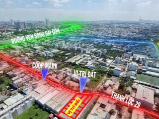 Bán lô ngang gần 5m ngay phường thạnh lộc, đường cực đẹp chỉ nhỉnh hơn 4 đồng