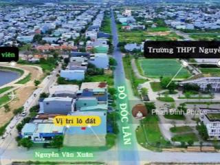Bán lô đất 2 mặt tiền đường đô đốc lân [10m5] & nguyễn văn xuân  hòa xuân