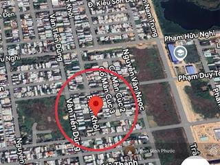 Bán cặp đất đường phan khôi [7,5m]  hòa xuân, gần góc