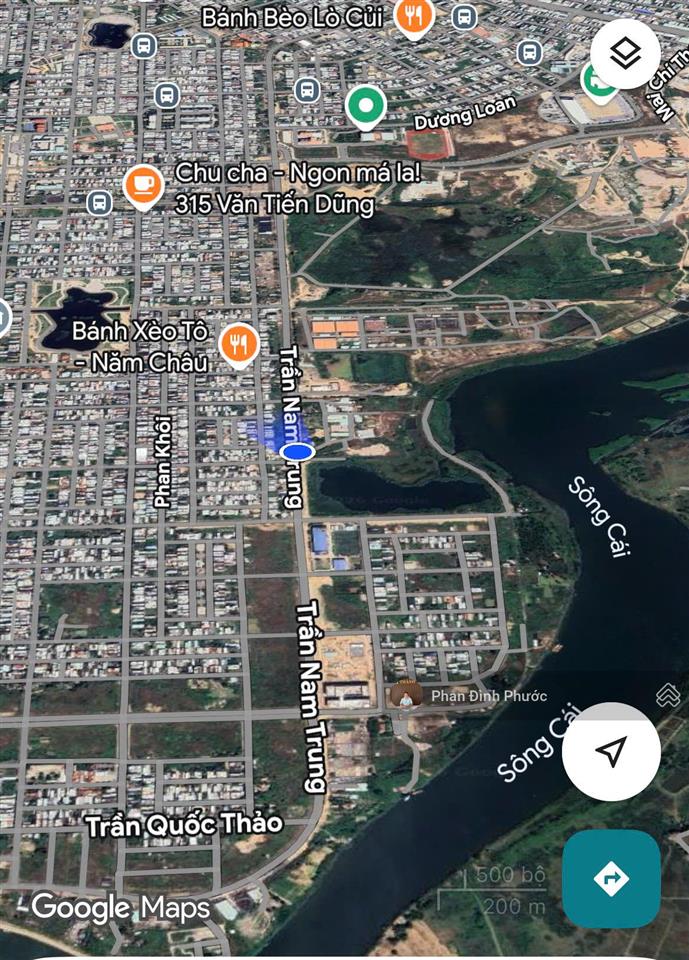 Bán cặp đất trần nam trung (đường 15m)  hòa xuân