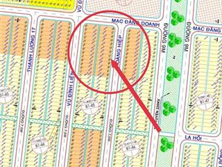 Bán đất đường hoàng hiệp  hướng đông nam | hòa xuân