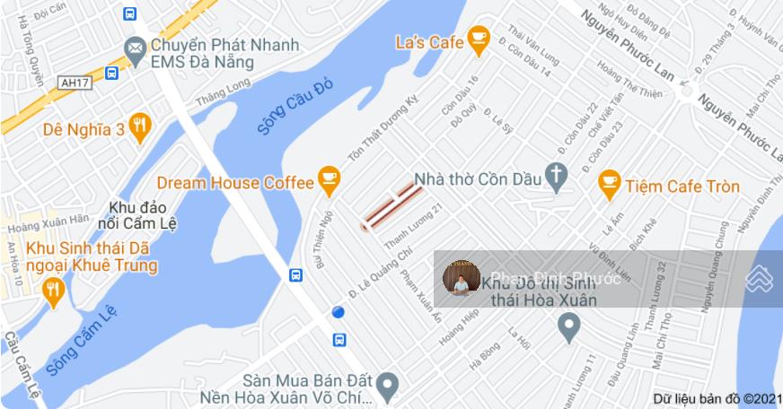 Bán đất thanh lương 23, view trường, công viên, hòa xuân