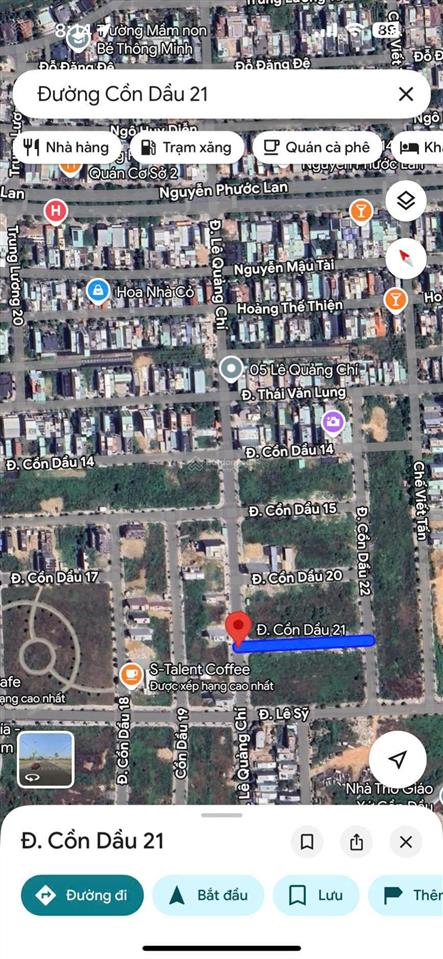 Bán đất cồn dầu 21  diện tích 125m2, phù hợp xây căn hộ