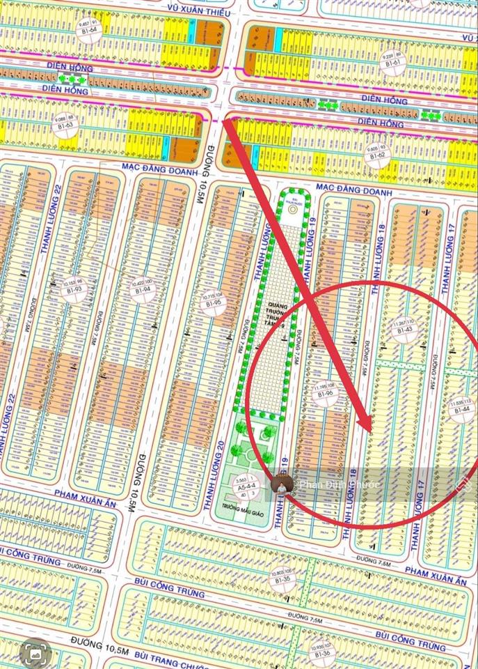 Cặp thanh lương 18  hòa xuân | cặp đất 200m2