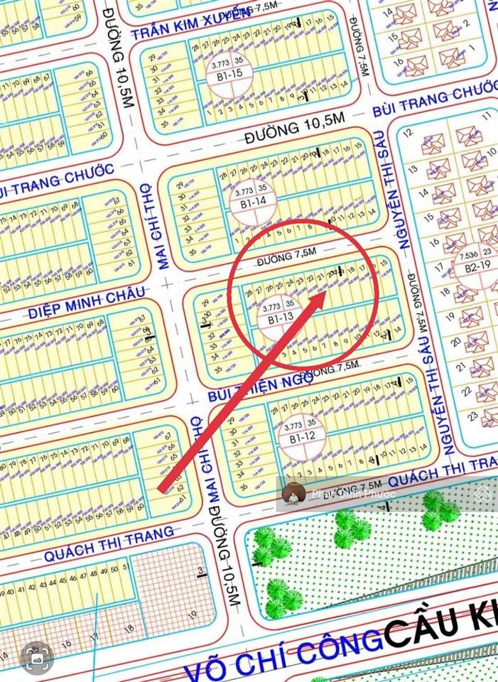 Bán đất đường diệp minh châu  hòa xuân
