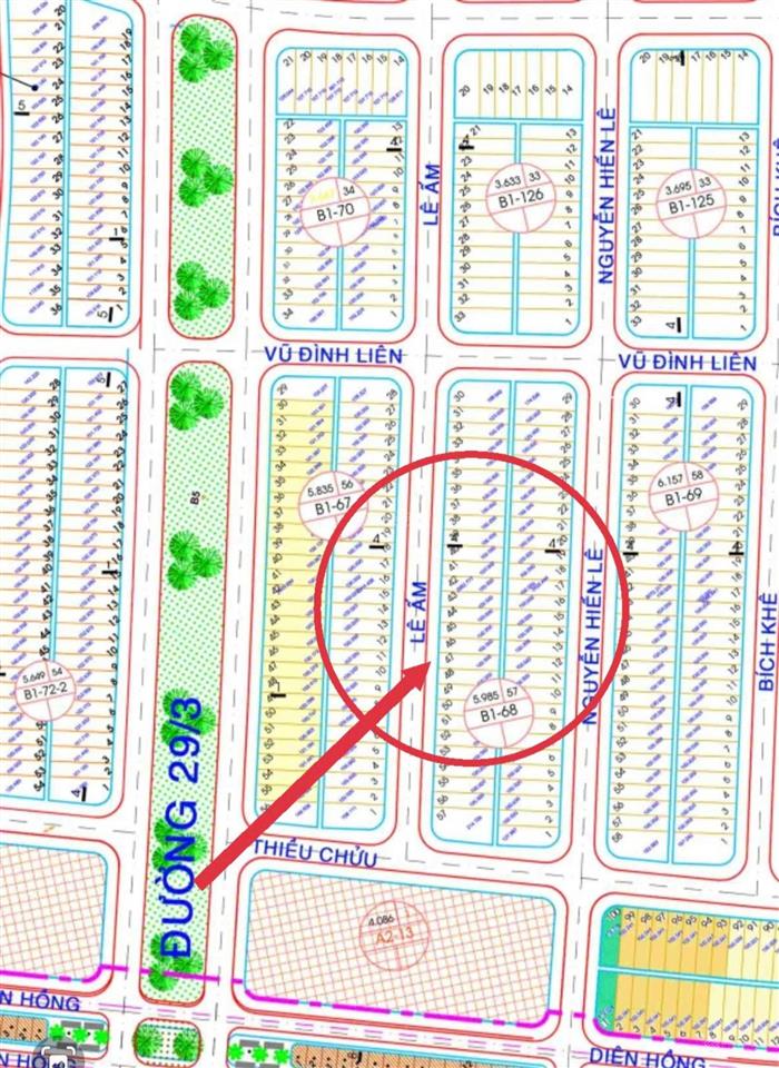 5,5 tỷ sở hữu đất 100m  lê ấm, hòa xuân