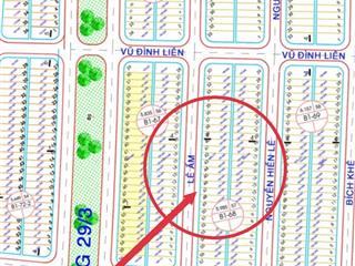 5,5 tỷ sở hữu đất 100m  lê ấm, hòa xuân
