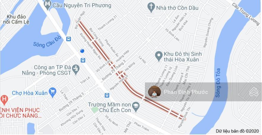 Bán đất đường 10m5 bùi trang chước  hòa xuân, đà nẵng