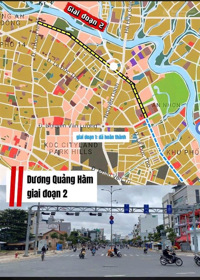 Bán khuôn đất tặng nhà c4 đường 10m kd đs nb lê đức thọ p6, dt 4x20m, cn 77m2, giá nhẹ 9 tỷ tl