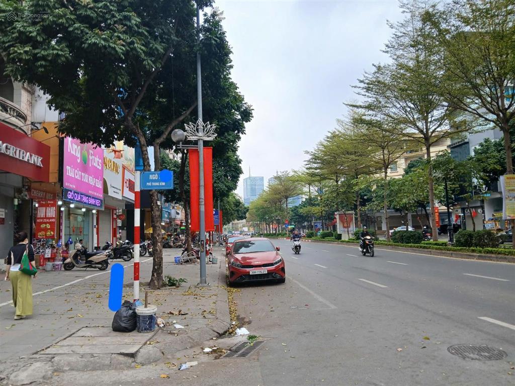 Hot! p/lô trung kính,cầu giấy 100m2*7t thang máy,vỉa hè, kinh doanh,ngõ thông ô tô tránh. giá 45 tỷ