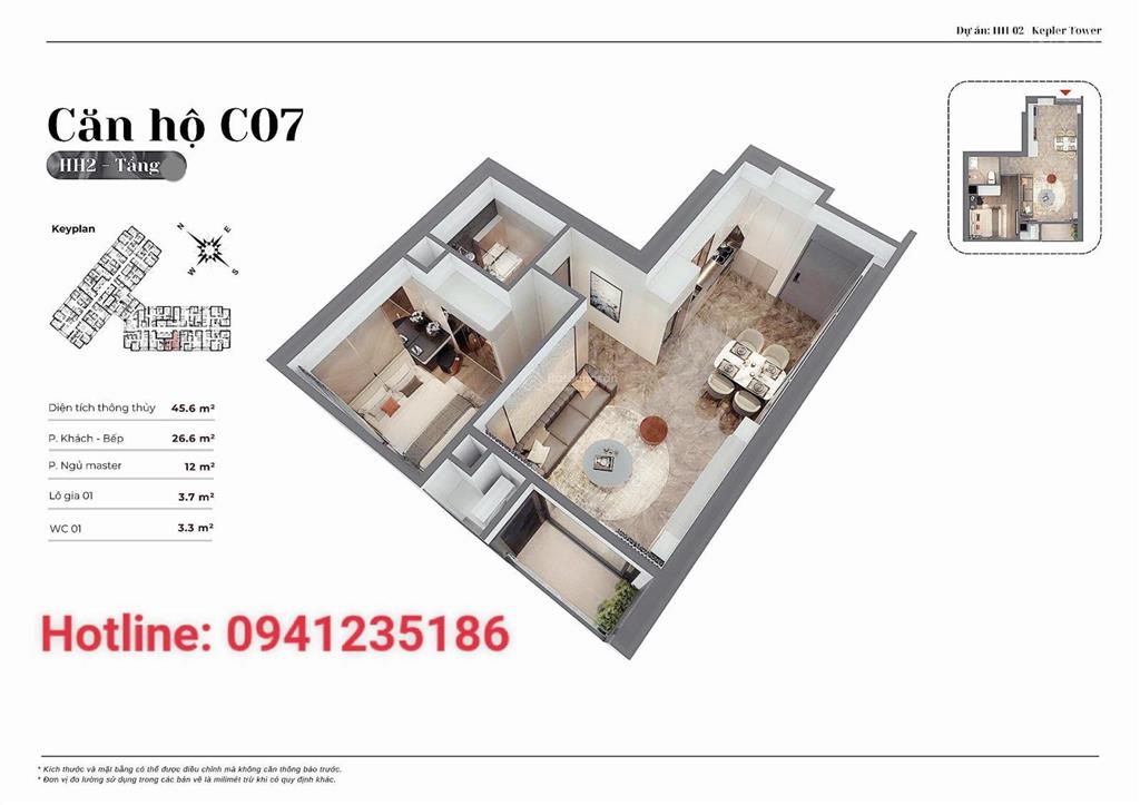 Mới! cập nhật quỹ căn giá tốt chuyển nhượng tòa hh02 kepler, nhận nhà tháng 07/2026. 0941 235 ***