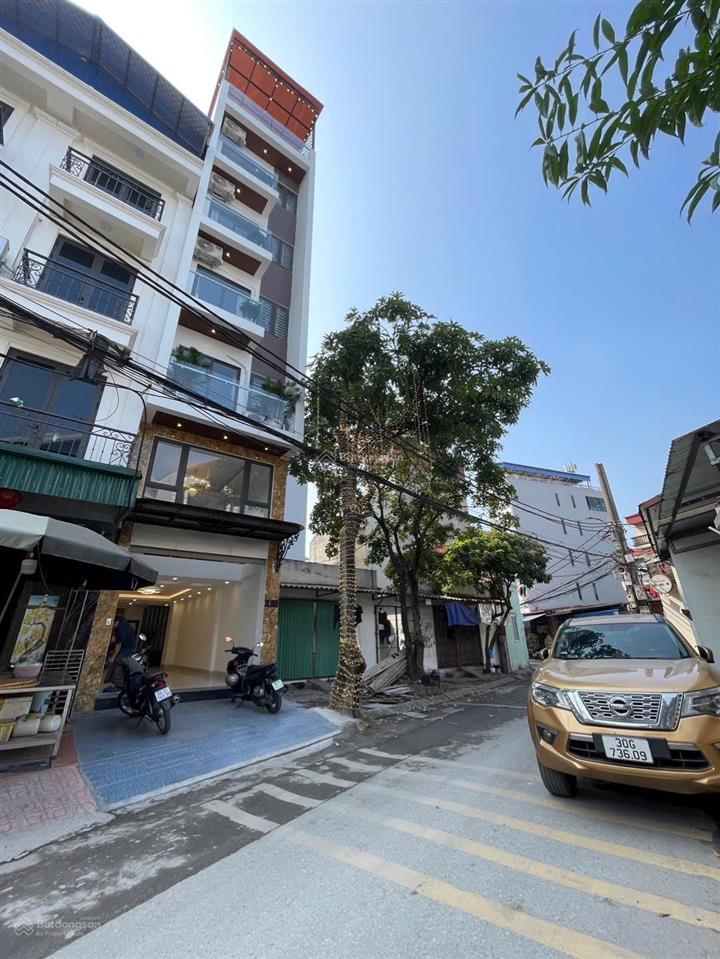 Bán nhà đẹp thạch bàn 58m2 x 7 tầng thang máy ô tô tránh vỉa hè rộng kinh doanh đỉnh