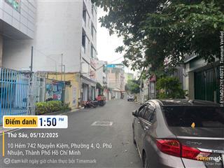 Chdv 14 phòng, 3 tầng 176 m2, ngang 8m  hẻm oto tránh 742 nguyễn kiệm, phú nhuận  15 tỷ