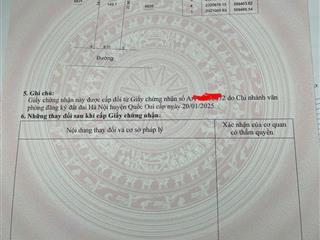 Bán gấp đất 150m2 tại đồng lư, quốc oai giá tốt 750 triệu