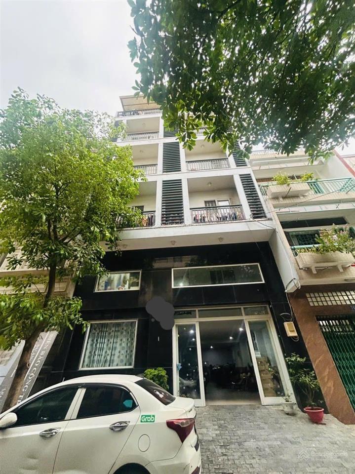 Toà chdv nguyễn gia trí, bình thạnh, 8,1x20 nở hậu 10m  181m2  6 tầng thang máy, chỉ 35 tỷ