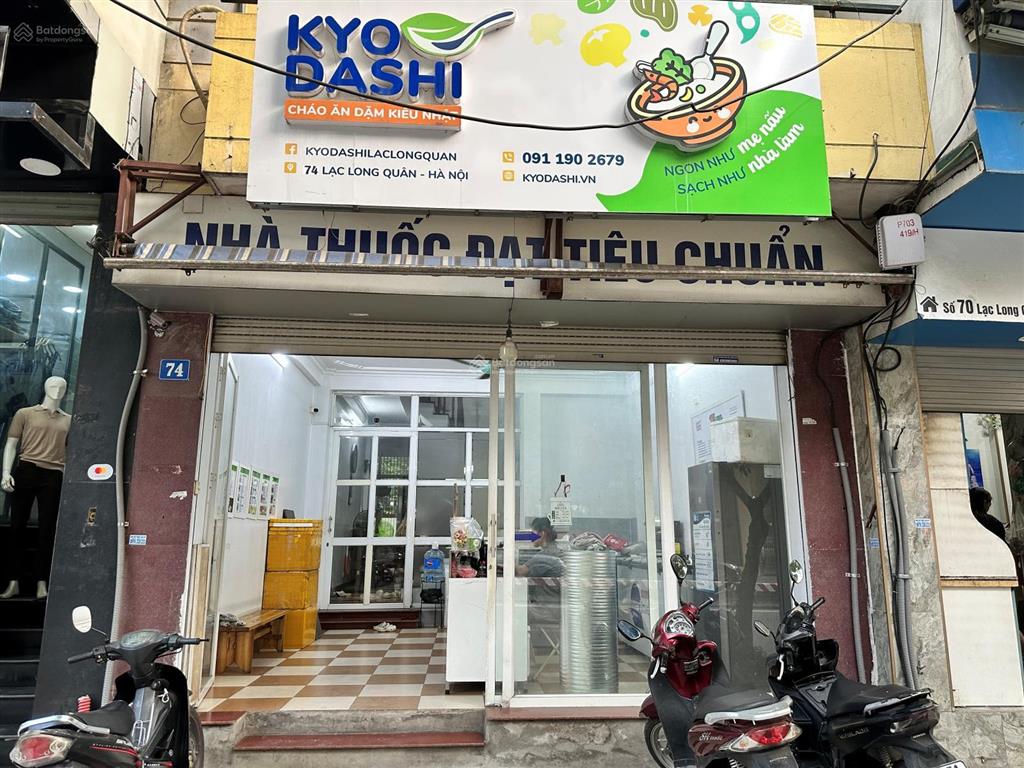 Cho thuê cửa hàng tại 74 lạc long quân, tây hồ, hà nội
