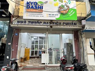 Cho thuê cửa hàng tại 74 lạc long quân, tây hồ, hà nội