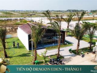 Thanh toán 500 triệu sở hữu đất nền shr dragon eden mặt tiền đường lương hoà bình chánh lộ giới 60m