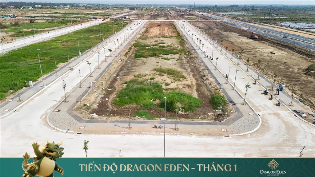 Thanh toán 500 triệu sở hữu đất nền shr dragon eden mặt tiền đường lương hoà bình chánh lộ giới 60m