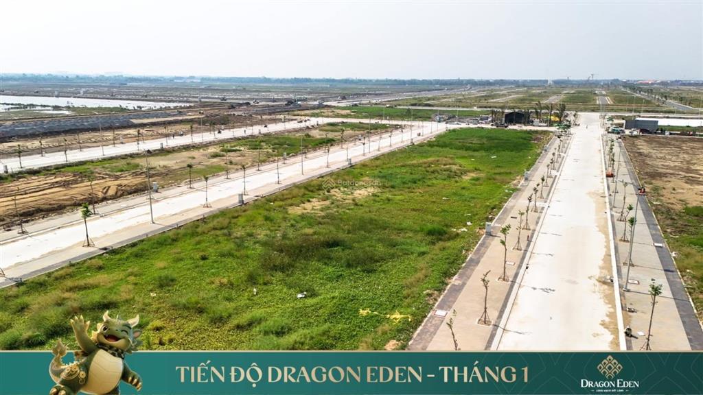 Thanh toán 500 triệu sở hữu đất nền shr dragon eden mặt tiền đường lương hoà bình chánh lộ giới 60m