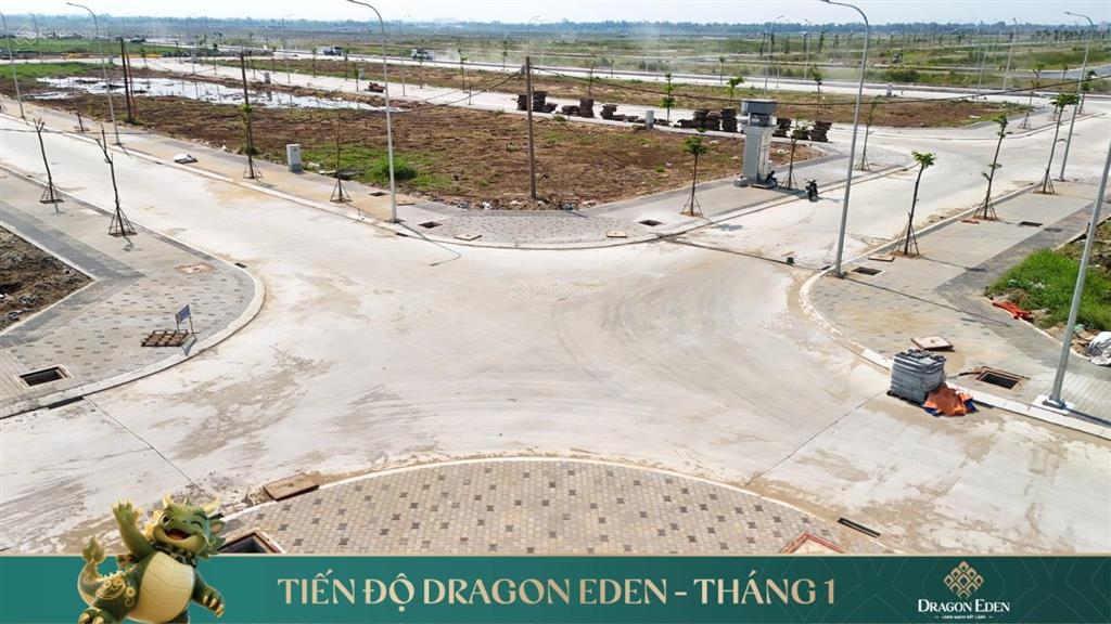 Thanh toán 500 triệu sở hữu đất nền shr dragon eden mặt tiền đường lương hoà bình chánh lộ giới 60m