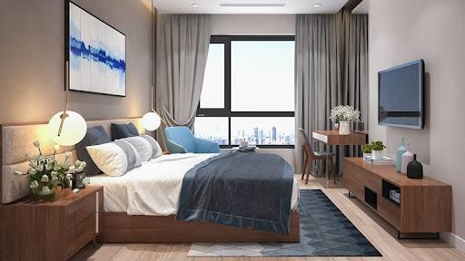 (view hồ) căn hộ 6th element 60m2, 2pn, 2wc, tầng trung, ban công hướng bắc,view hồ starlake