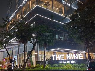 Bán căn hộ the nine, 92 m², gồm 3 ngủ 2wc (nội thất full mới xịn) sẵn sổ đỏ, slot oto, giá cực tốt