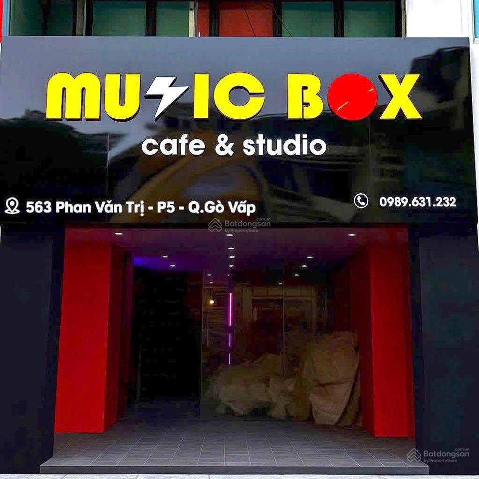 Siêu rẻ! 563 phan văn trị, p5 ngay emart dt 4.5x19m, music box thuê $35tr/th chỉ 16.5 tỷ tl