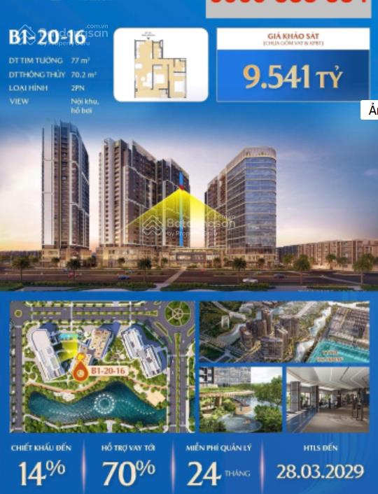 Suất ngoại giao 2pn masteri cosmo central ct4 dành cho nhà đầu tư tiên phong