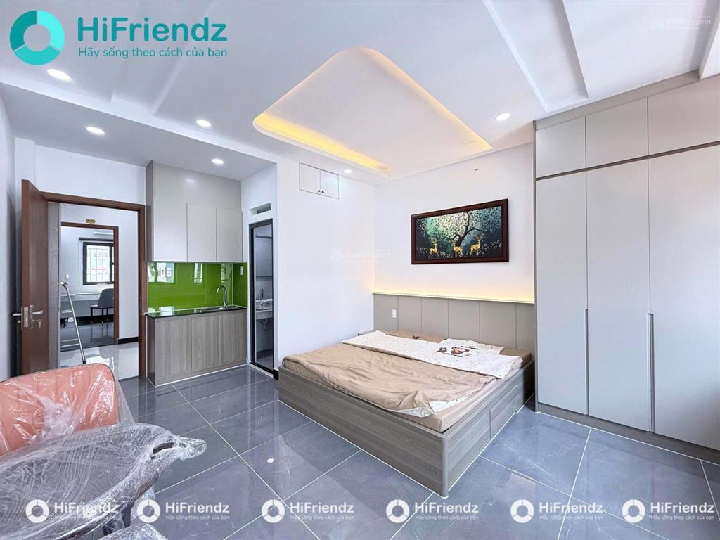 Cho thuê studio ban công, full nội thất tại thích quảng đức, phú nhuận