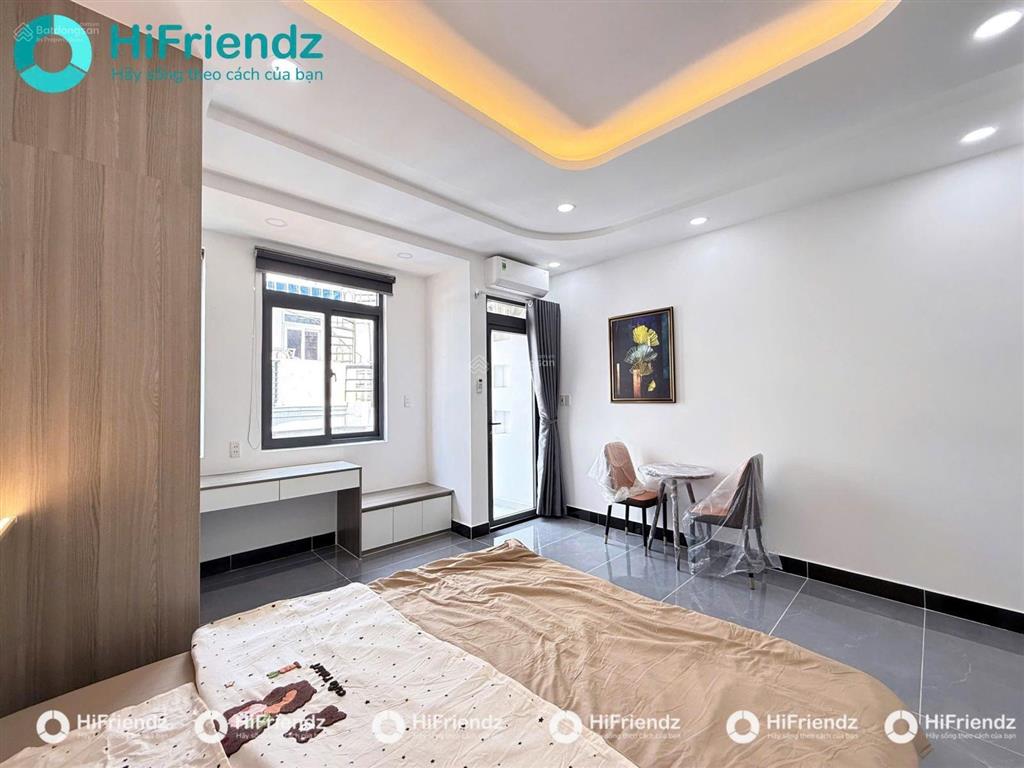 Cho thuê studio ban công, full nội thất tại thích quảng đức, phú nhuận