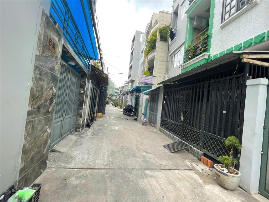 Cho thuê nhà quận 6, mt lô m khu cư xá phú lâm d, dt 4 x 13m, 2 tấm, giá 13 triệu/tháng