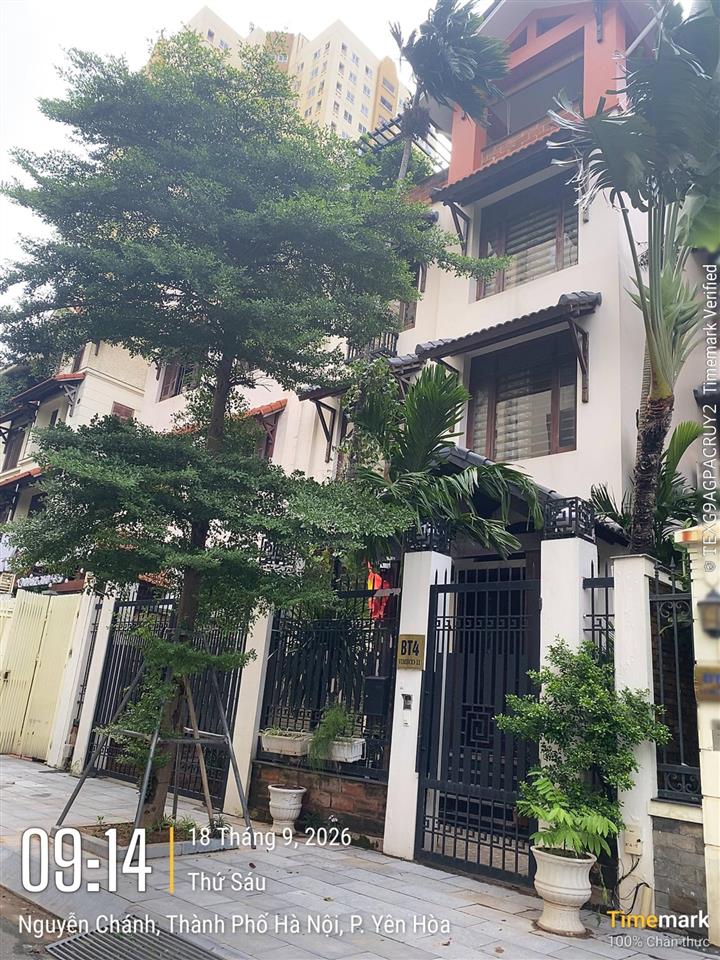 Cho thuê biệt thự vimeco nguyễn chánh (sau big c) 150m2  4 tầng + 1 hầm