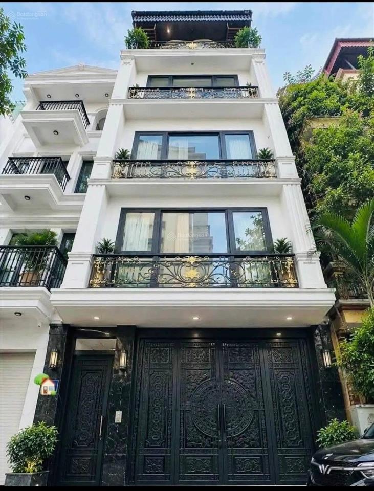 Cho thuê nhà ngõ 80 trung kính  75m2, xây 6 tầng + 1 hầm ô tô đỗ, cách phố 50 mét