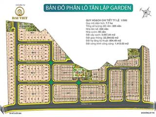 Bán đất nền dự án tân lập garden, 750 triệu, 125m2, đồng phú, bình phước