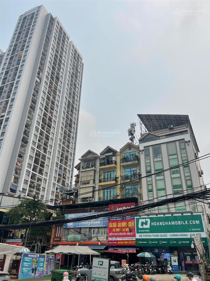 Cần bán gấp hạ chào 5 tỷ. phân lô mặt phố tam trinh, cầu mai động. 100m 6 tầng, mt 5m , giá 48 tỷ