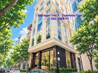 Bán gấp nhà lô góc 1 mặt phố 1 mặt ngõ, quận cầu giấy. 106m 9t mt 9,6m , ko qh, 57 tỷ