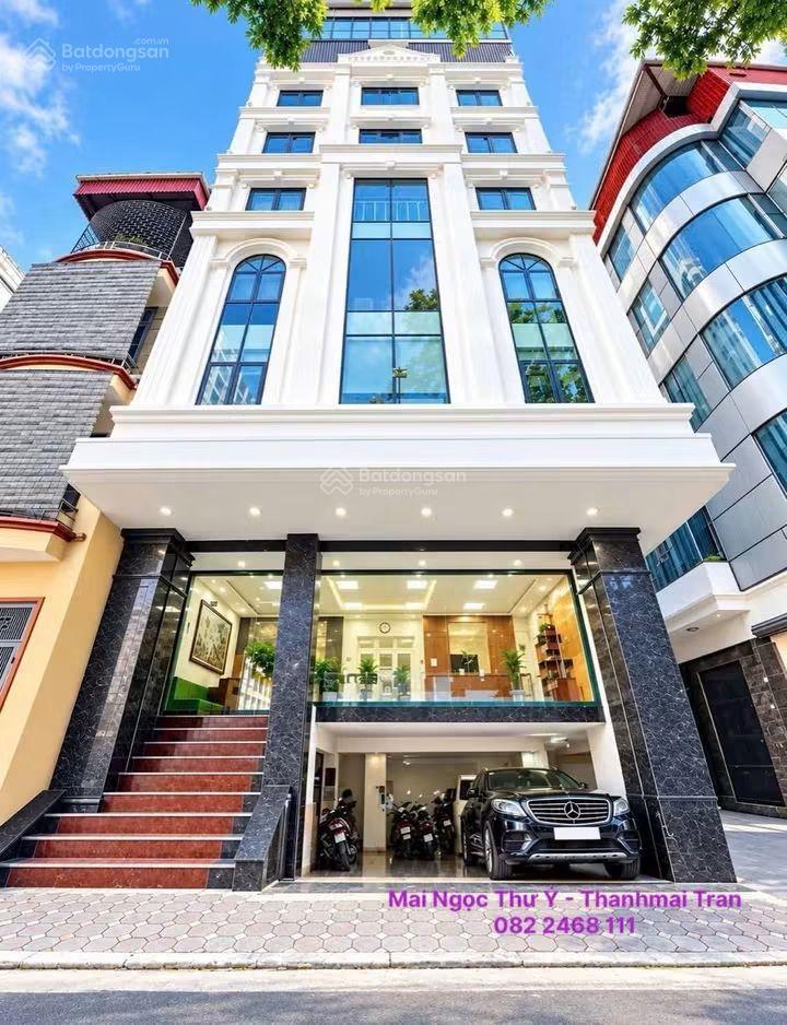 Bán gấp nhà lô góc 1 mặt phố 1 mặt ngõ, quận cầu giấy. 106m 9t mt 9,6m , ko qh, 57 tỷ
