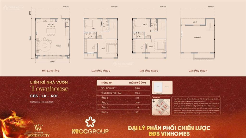 Bán căn liền kề rộng 99,6m2, căn góc 3 mặt thoáng, gần chuỗi công viên liên hoàn và vincom plaza