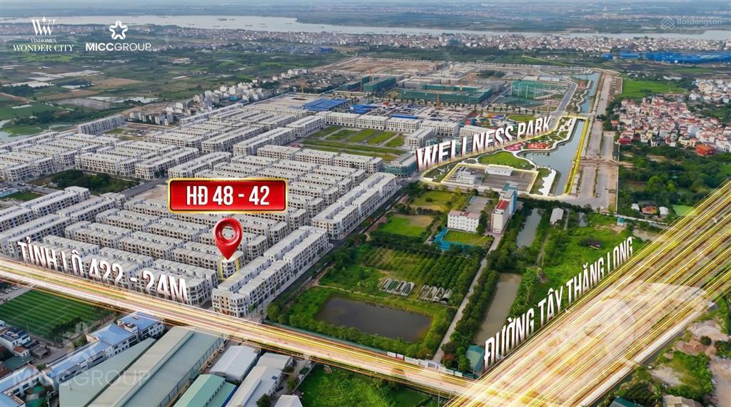 Bán căn liền kề rộng 99,6m2, căn góc 3 mặt thoáng, gần chuỗi công viên liên hoàn và vincom plaza